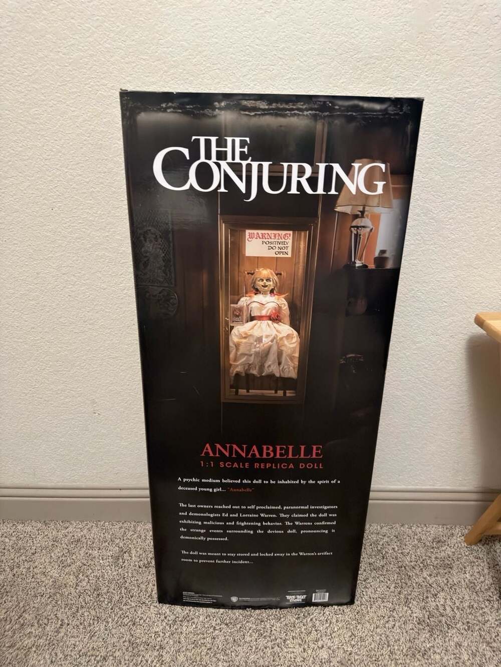 Trick Or Treat Studios The Conjuring Annabelle 1:1 Scale Replica Doll